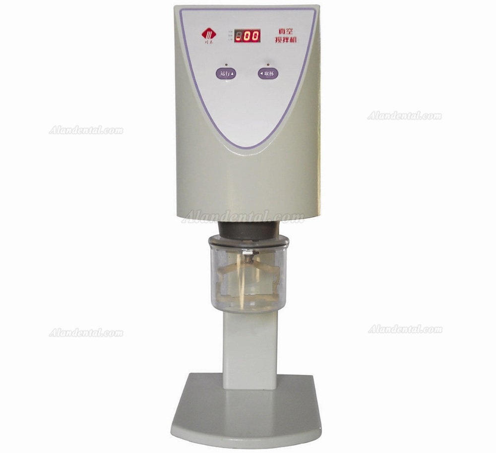 Dental Laboratory Plaster Investment Silicone Mixing Machine Built-in Pump Vacuum Mixer